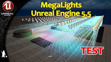 TEST Megalights (Unreal Engine 5.5) - смотрим производительность