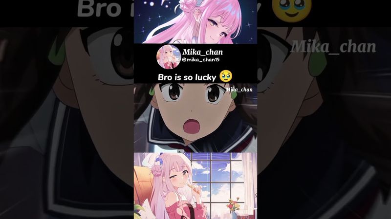 Bro is so lucky 🥹 #anime #animeedit