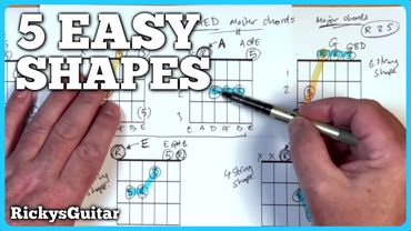 Turn Your CAGED Cowboy Chords Into EASY Chord Shapes