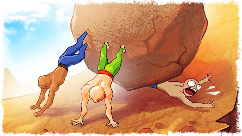 КА-А-АМЕ-Е-Е-ЕНЬ!!! УГАР С ДРУЗЬЯМИ!!!