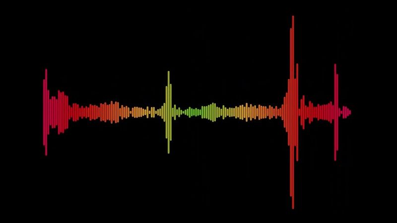 Футаж №193 Звуковые волны