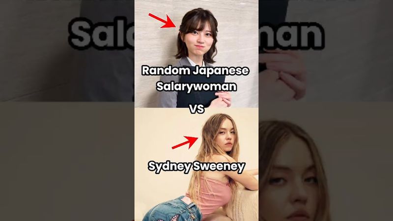 A Random Japanese Salarywoman or Sydney Sweeney?! #Japan