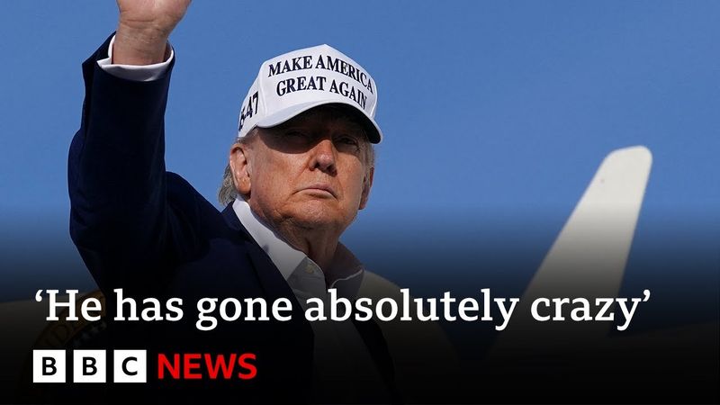 Trump rebukes Putin as Russia hits Ukraine with record drone attack | BBC News