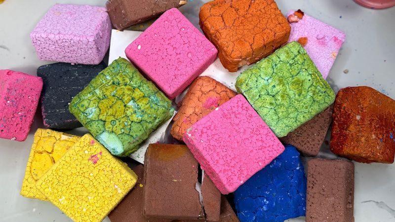 Multicoloured Pated Soft Blocks | Satisfying