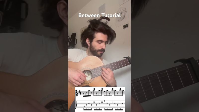 Capo 4th Fret EbGCGBbD #art #guitar #tutorial #between #vraelltutorial #music #originalartist