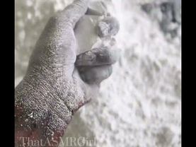 Plain white creamy Fresh UNKNOWN.( old video )✨💕 // ASMR | powdery | soft | crispy | Gymchalk.