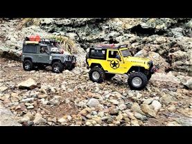RC카 RC4WD D90 VS MST CFX Jeep Rock Climbing