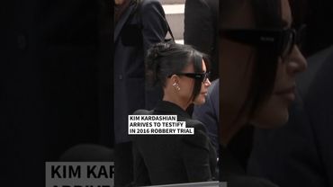 Kim Kardashian arrives at Paris court to give evidence in robbery trial | AFP #shorts