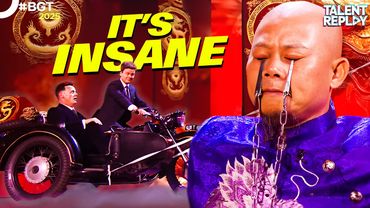 Bao Cuong DEFIES Limits Pulling Motorbike with EYELIDS! | BGT 2025 Semi-Final