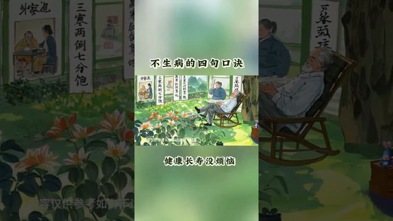 《老祖宗的智慧》別等生病才後悔！四句養生口訣，讓你健健康康活到老，建議全家收 #老祖宗的智慧 #養生知識 #養生 #人生感悟 #正能量 #玄學 #養生之道 #養生秘訣 #健康 #運動 #健康養生