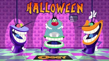 Oggy and the Cockroaches - The Haunted House (Halloween Compilation) New Episodes in HD