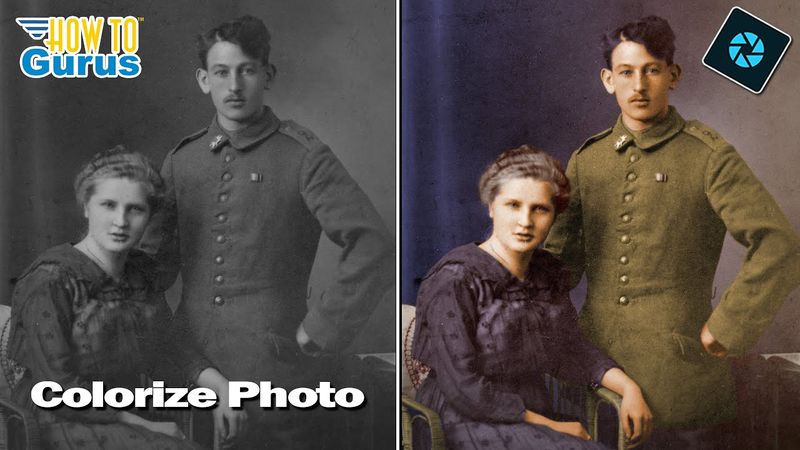 Turn Black & White Photos into Stunning Color – Photoshop Elements 2026 and Earlier!