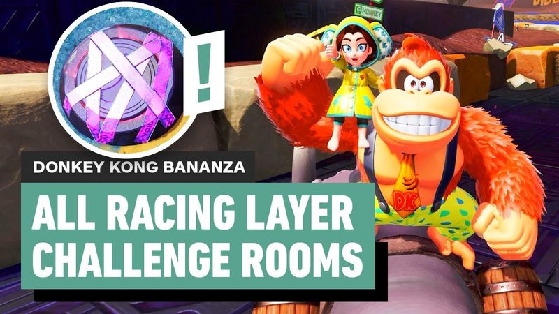 Donkey Kong Bananza: All Racing Layer Challenge Rooms | Locations and Solutions