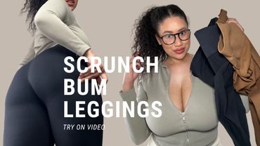 Scrunch Bum Leggings Try On