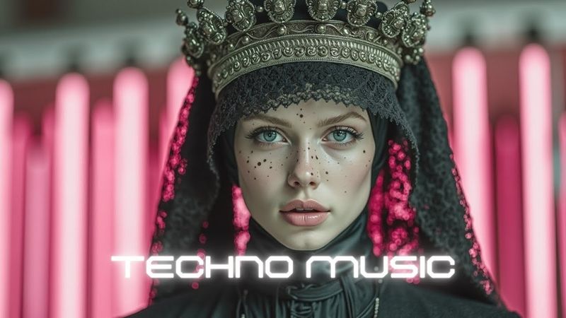 Dark Techno Music 🎶 Neon Queen's Rave Anthem | Electronic Beats for Nightlife