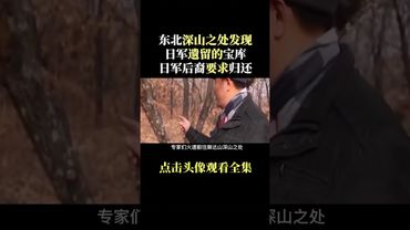 《未解之謎》東北深山裡挖出當年日軍沒來得及帶走的寶物，日本後代要求歸還-中集 #正能量 #玄學 #風水 #歷史 #未解之謎 #考古發現 #中國歷史