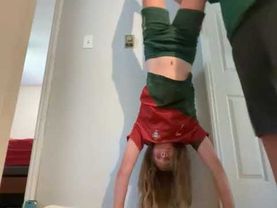 1 day of doing handstand