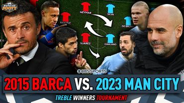 2015 Barcelona vs. 2023 Manchester City 🏆 | BEST treble-winning squad TOURNAMENT 🤔👀 | Morning Footy