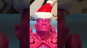 3D Printed The Rocktopus Christmas edition