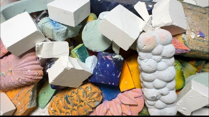 Another Bunch of Misfits for #masscrushmonday | Oddly Satisfying | Gym Chalk | ASMR