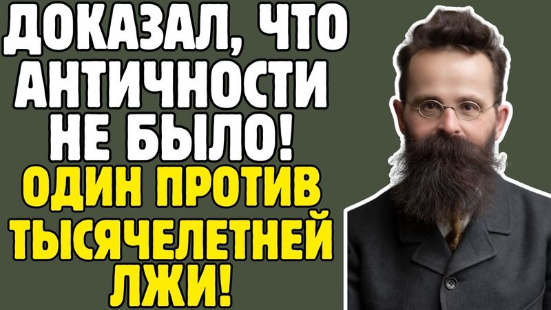 МОРОЗОВ - учёный СССР ДОКАЗАЛ: вся ИСТОРИЯ - ложь: 23 года в камере, книги СОЖГЛИ, умер ЗАБЫТЫМ