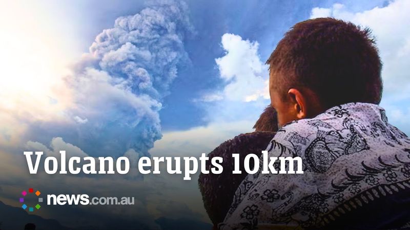Massive eruption: Mount Lewotobi blasts ash 10km into sky