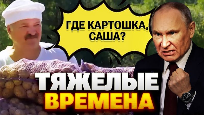 Картошки нет, денег тоже: Лукашенко доит Путина и скрывает крах от народа