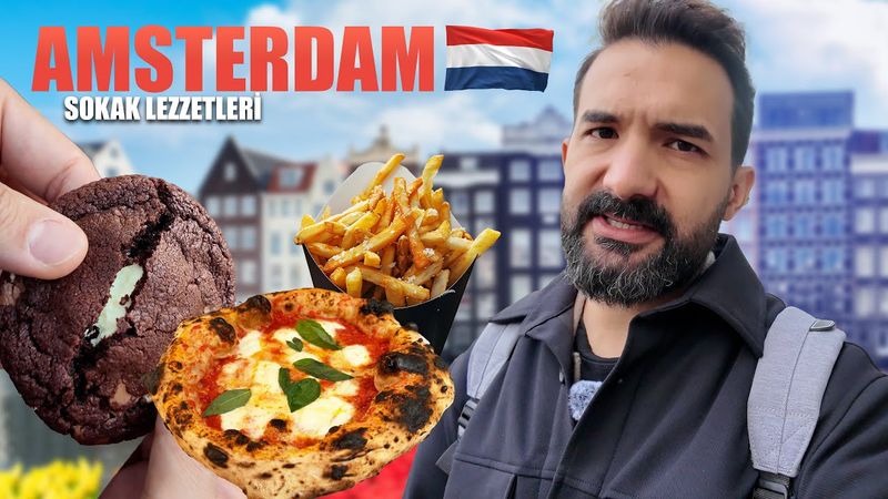 AMSTERDAM SOKAK LEZZETLERİNİ DENEDİK!
