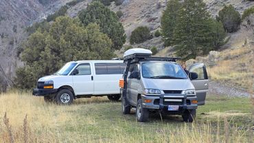 Return to van dwelling adventures in the South / Mackenzie's Delica Tour