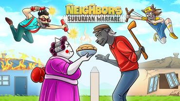 НОВАЯ УГАРНАЯ БИТВА СОСЕДЕЙ! ВЫЖИВИ ИХ ВСЕХ :D Neighbors: Suburban Warfare #битвасоседей