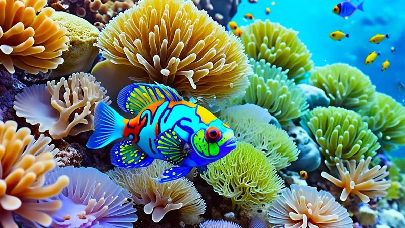 Aquarium 8K (VIDEO UHD) - Enjoy the Peaceful Beauty Under the Ocean with Relaxing Music