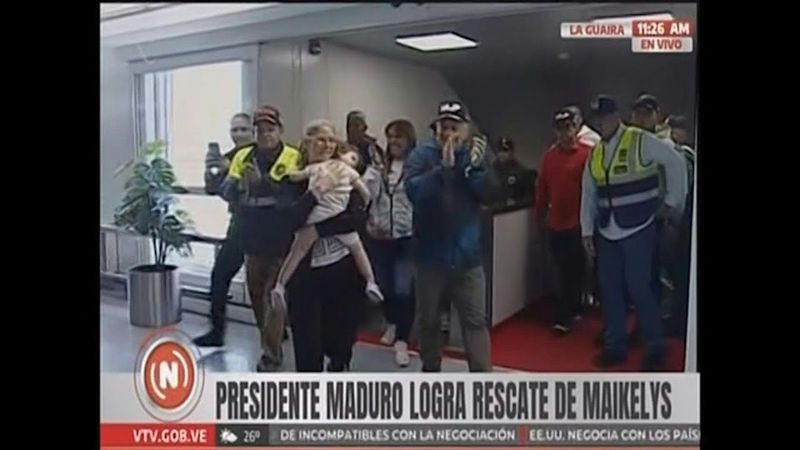 Toddler separated from parents in US deportation case arrives to Venezuela | AFP