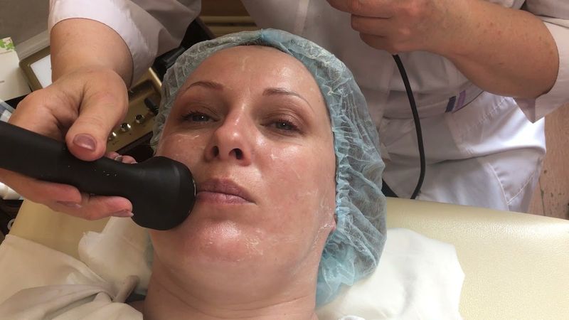 МАССАЖ ЛИЦА УЛЬТРАЗВУКОВОЙ НАСАДКОЙ.  БЭМ 3.0. FOHOW.