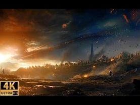 Танос угрожает уничтожить планету. Thanos threatens to destroy the planet.Финал Avengers Endgame
