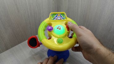 Детский руль на присоске Kiddieland