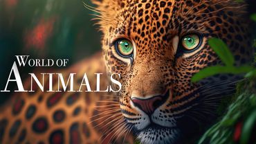 Animals of the World 4K - Wonderful wildlife movie with soothing music