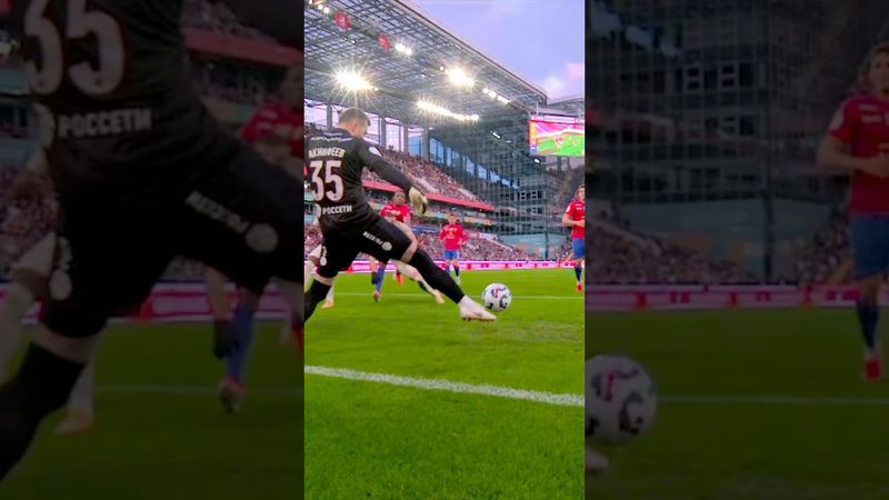 Суперсейв Акинфеева ногой в матче с «Краснодаром» #ЦСКА #CSKA #shorts