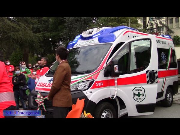 Inaugurazione Nuova Ambulanza Croce Verde Quarto dei Mille - 07 11 2021