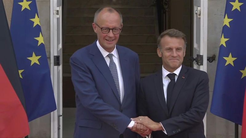 President Macron, Chancellor Merz arrive for Franco-German Council of Ministers | AFP