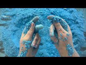 16 Dusty Blue Dyed Gym Chalk | ASMR