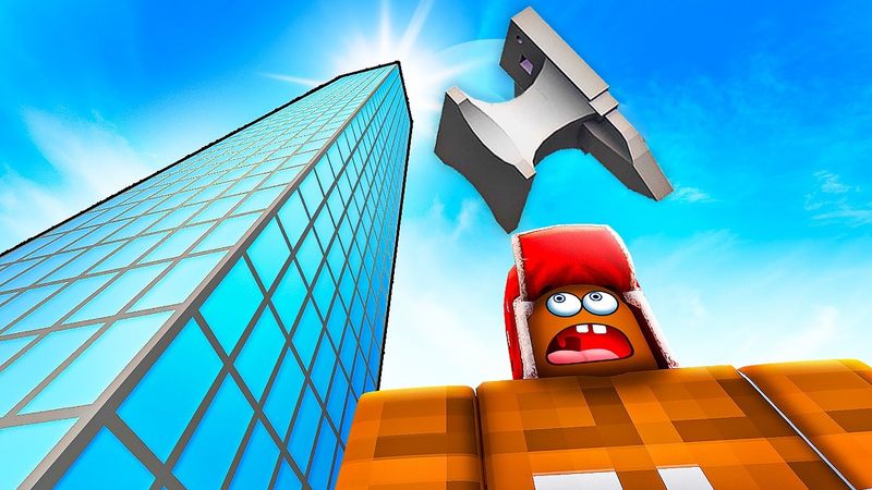 Я СБРОСИЛ ГИГАНТСКИЕ ПРЕДМЕТЫ С НЕБОСКРЁБА! 😱Что Случилось в Роблокс?!