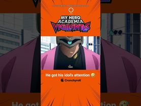 He used his quirk to get his idol's attention 🤣
