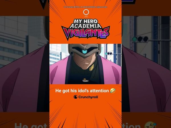 He used his quirk to get his idol's attention 🤣