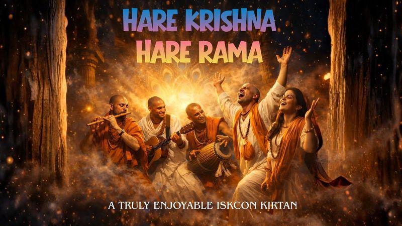 Hare Krishna Hare Rama | A Truly Enjoyable Iskcon Kirtan