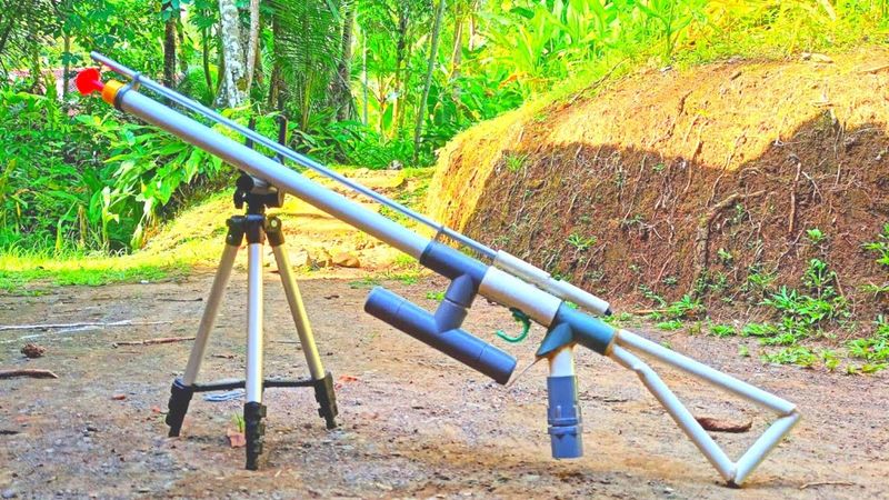 membuat tembakan cicak dari PVC