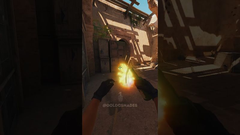 B ENTRY MOLLY ON DUST 2 #shorts #cs2