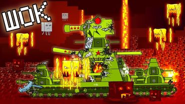 KV-44 in Hell Minecraft - Cartoons über Panzer