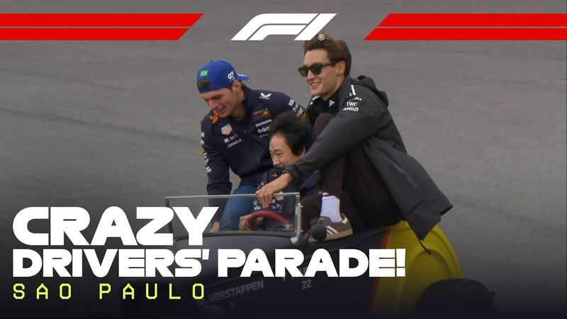 LIVE: Crazy Sao Paulo Grand Prix Drivers' Parade!