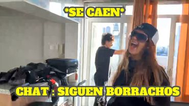 EL CHAT PIENSA QUE GLOGLO Y EMI SIGUEN BORRACHOS LUEGO DE LA FIESTA DE AYER