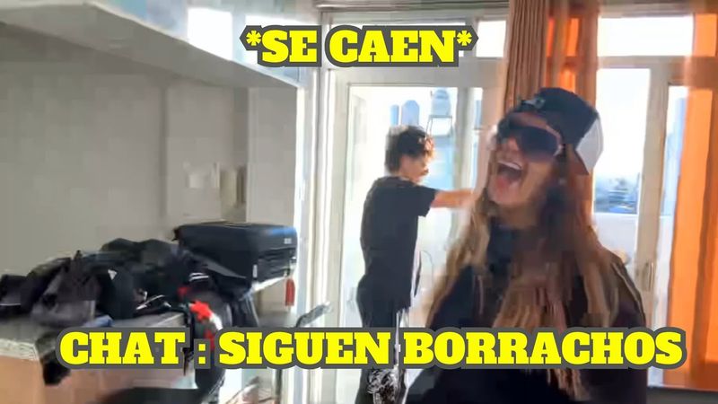 EL CHAT PIENSA QUE GLOGLO Y EMI SIGUEN BORRACHOS LUEGO DE LA FIESTA DE AYER